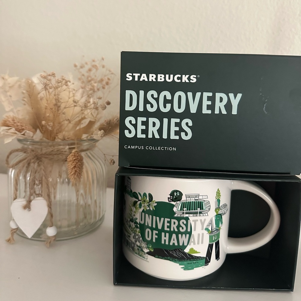 🌺 NWT Starbucks Discovery Series University of Hawaii Collection 14oz CeramicMug